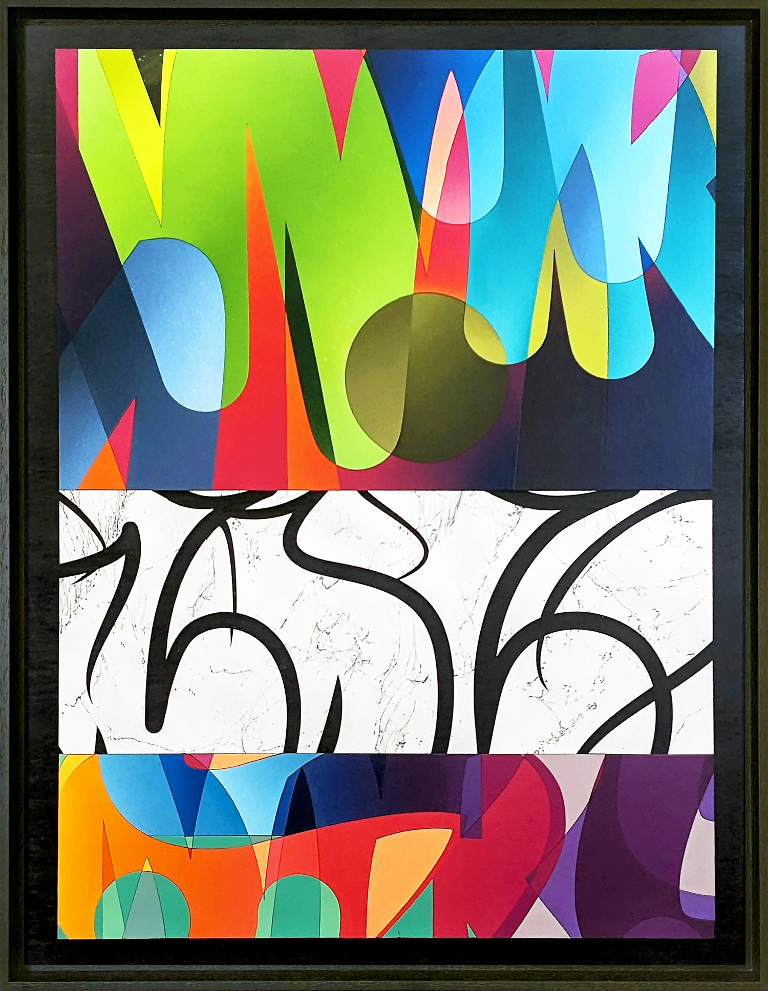 tableau street art abstrait graffiti