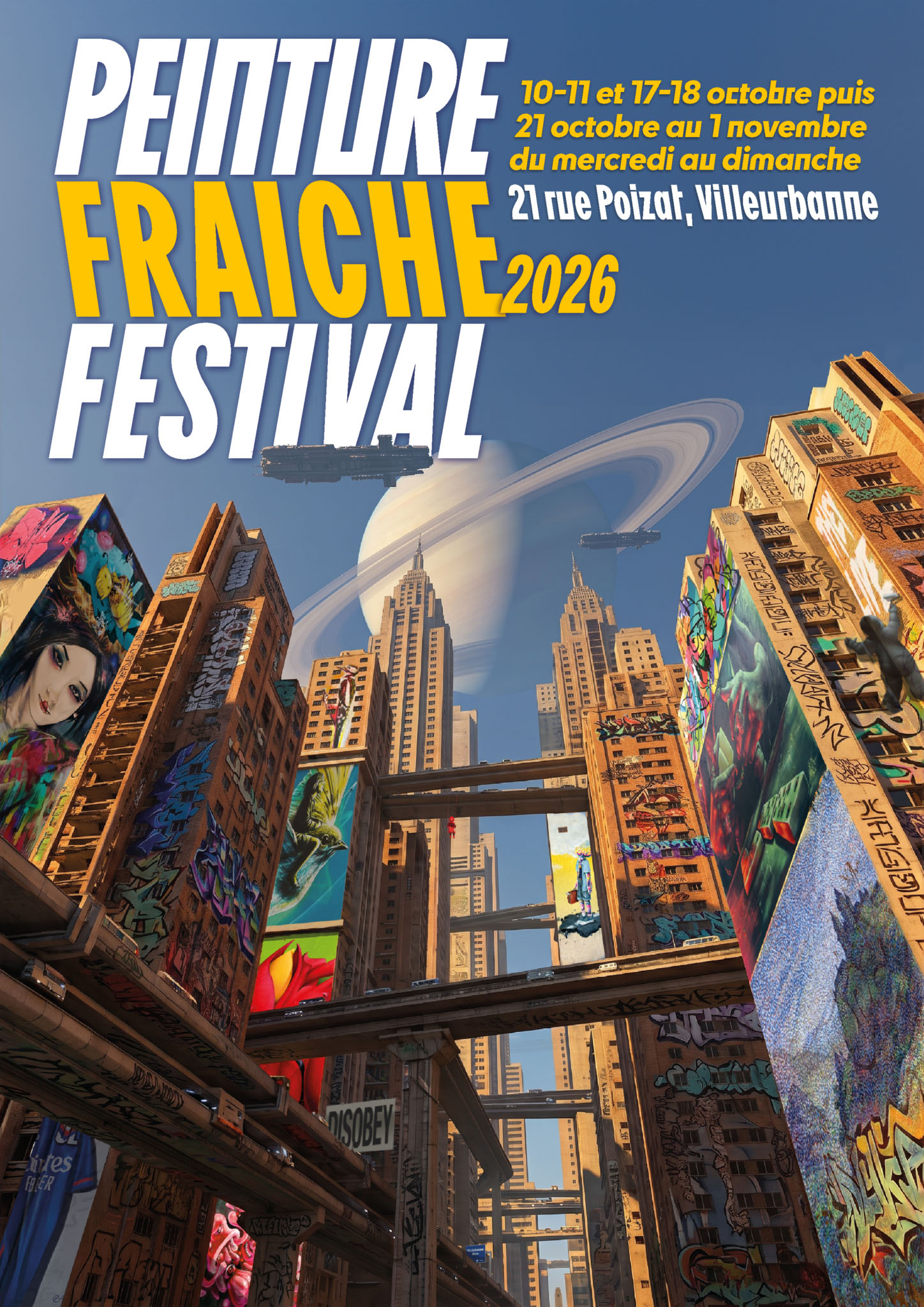 Affiche Peinture Fraîche Festival 2026