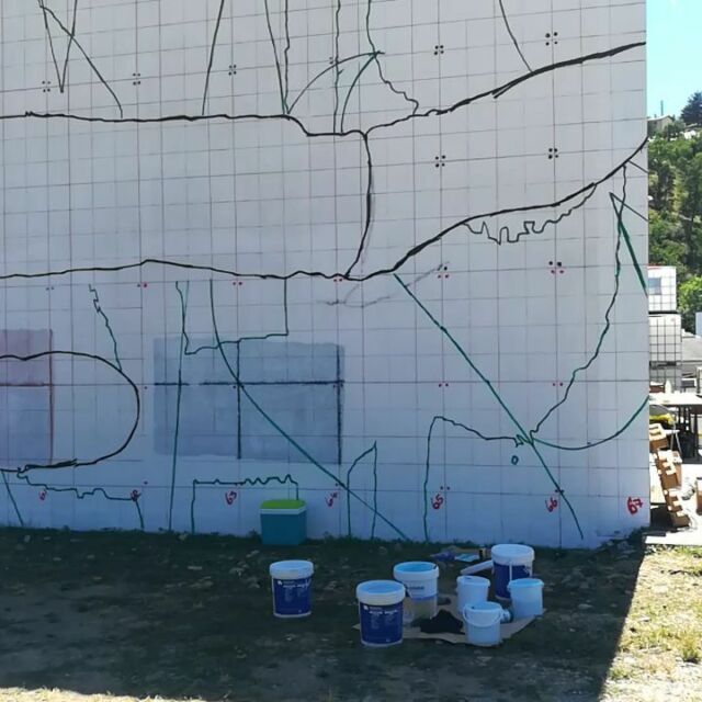 #cansonpaper #dalerrowney
#mural #graffiti #streetart
Fresque en cours de réalisation avec HetaOne, Toner et Dagson Sylva